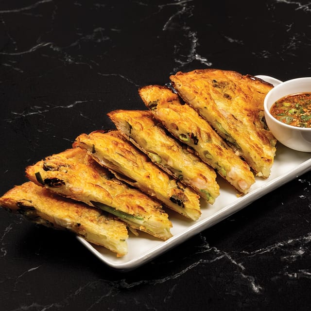 Korean Scallion Pancake Lunch.