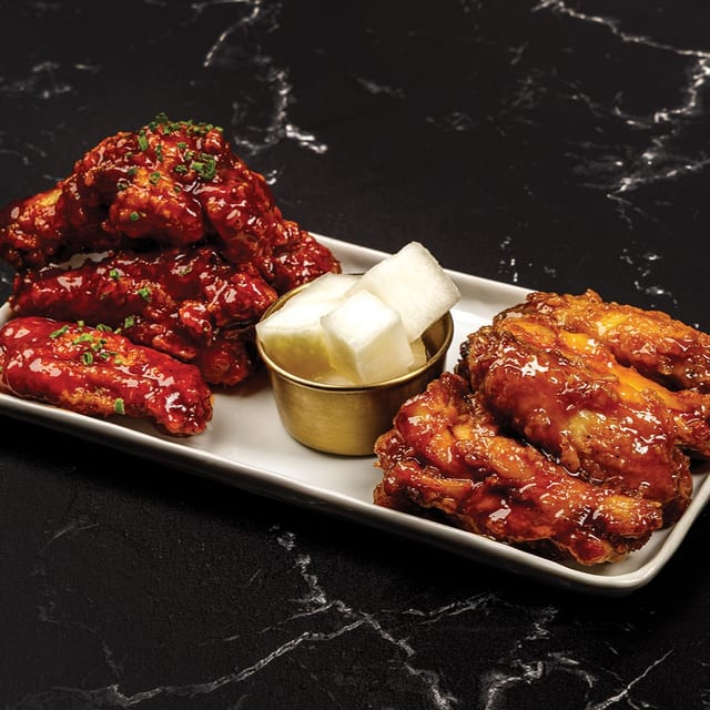 Fried Chicken Wings Lunch.