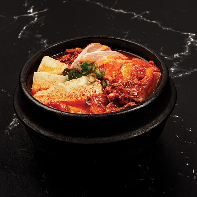 Kimchi Stew with Pork Lunch.
