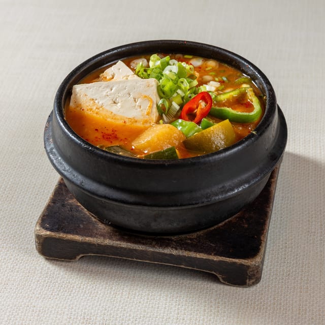 Spicy Soft Tofu Stew Lunch.