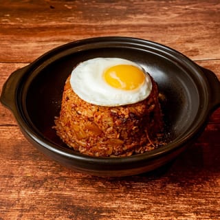 Kimchi Fried Rice with Beef Brisket Lunch