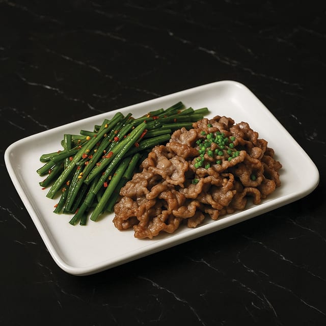 Grilled Brisket and Chives.