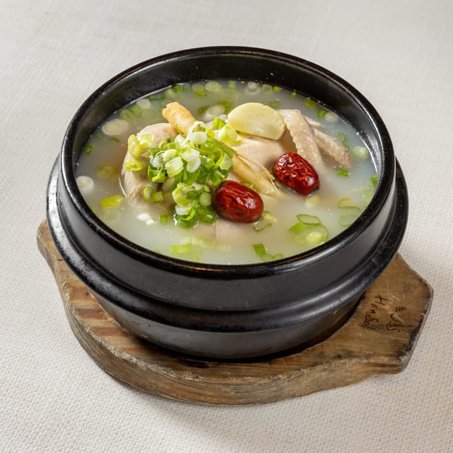 Chicken and Ginseng Soup Lunch.
