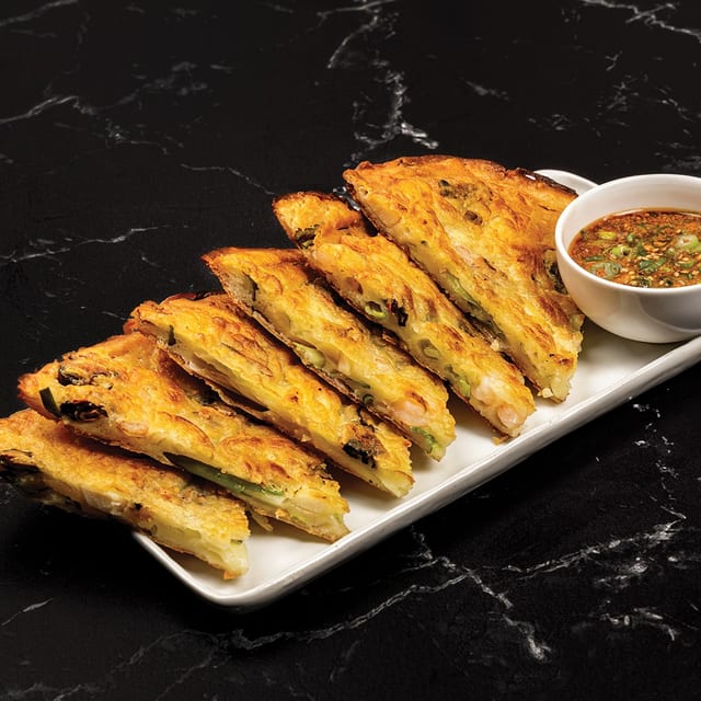 Korean Scallion Pancake.