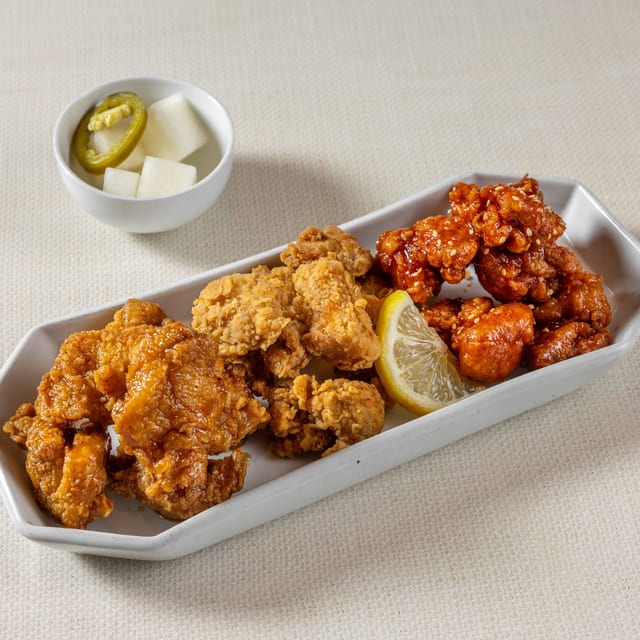 Fried Chicken Wings Lunch.