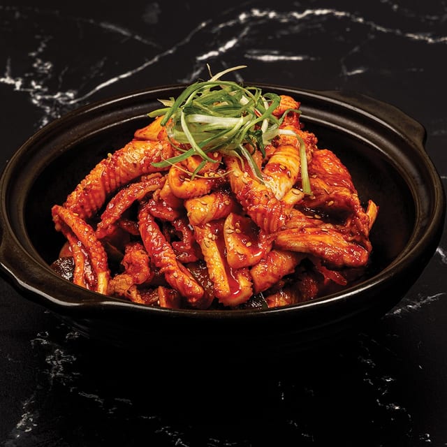 Spicy Stir-Fried Squid.