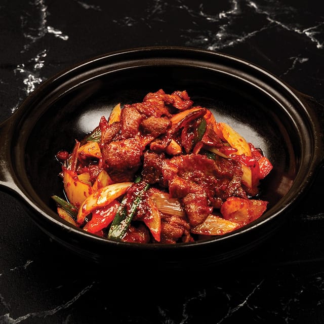 Stir-Fried Pork Shoulders Lunch.