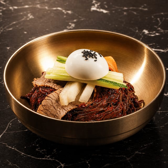 Spicy Kudzu Cold Noodles.