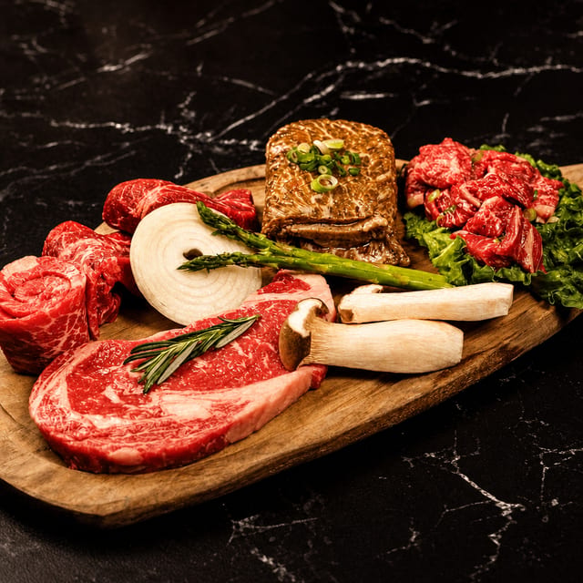 Premium Beef Platter.