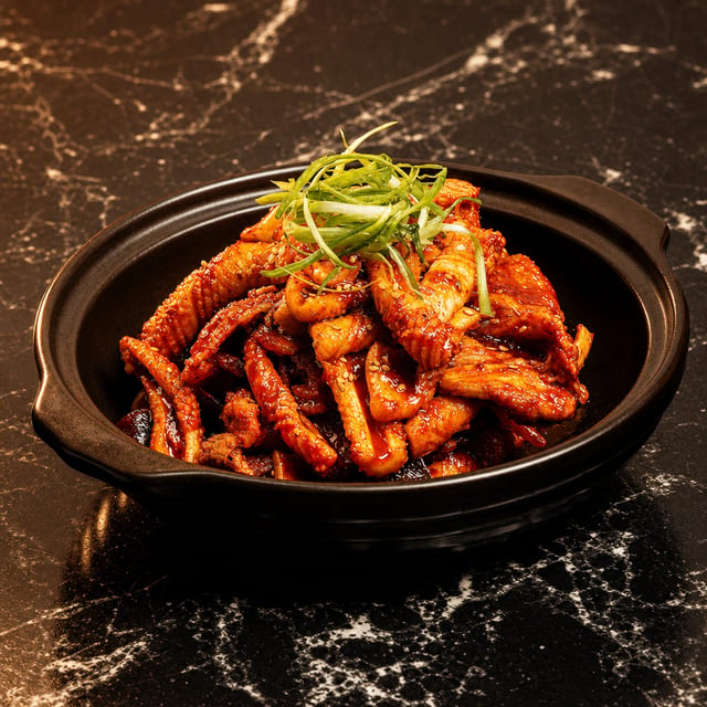 Spicy Stir-Fried Squid.