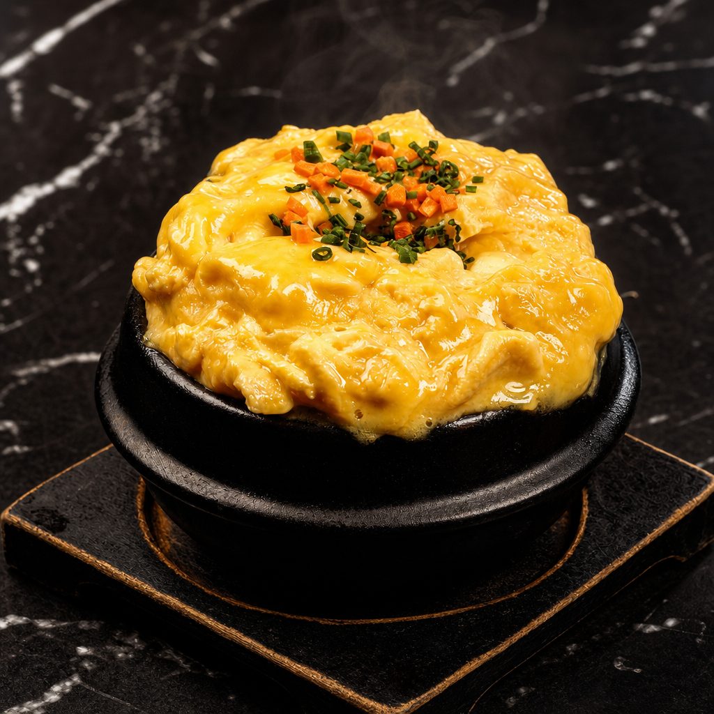 Egg Souffle Lunch.