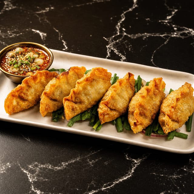 Fried Pork Dumplings.