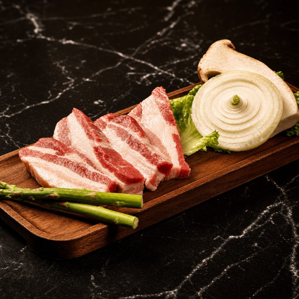 Pork Belly (Heritage Berkshire) Lunch.