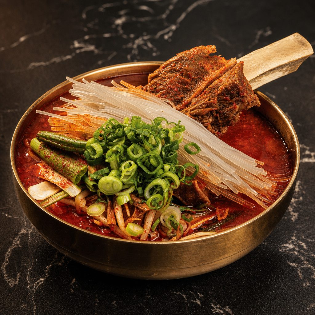 Spicy Short Rib Soup Lunch.